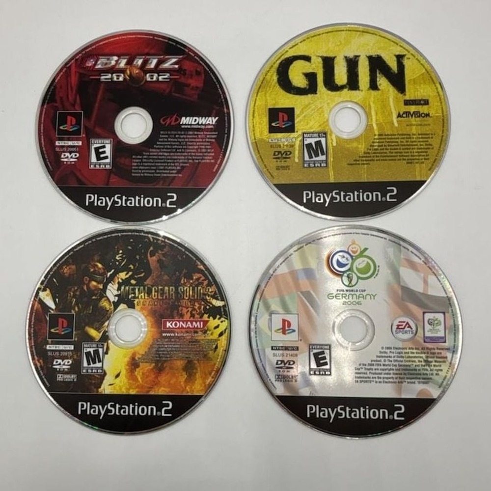 Lot of 4 PlayStation 2 PS2 Game Discs